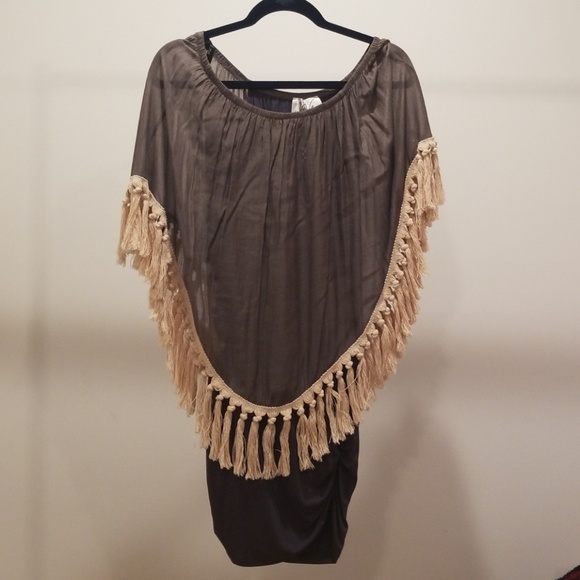 Vava by Joy Han Dresses & Skirts - xs Fringe bodycon dress Vava by Joy Han